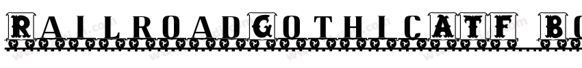 RailroadGothicATF Bo字体转换